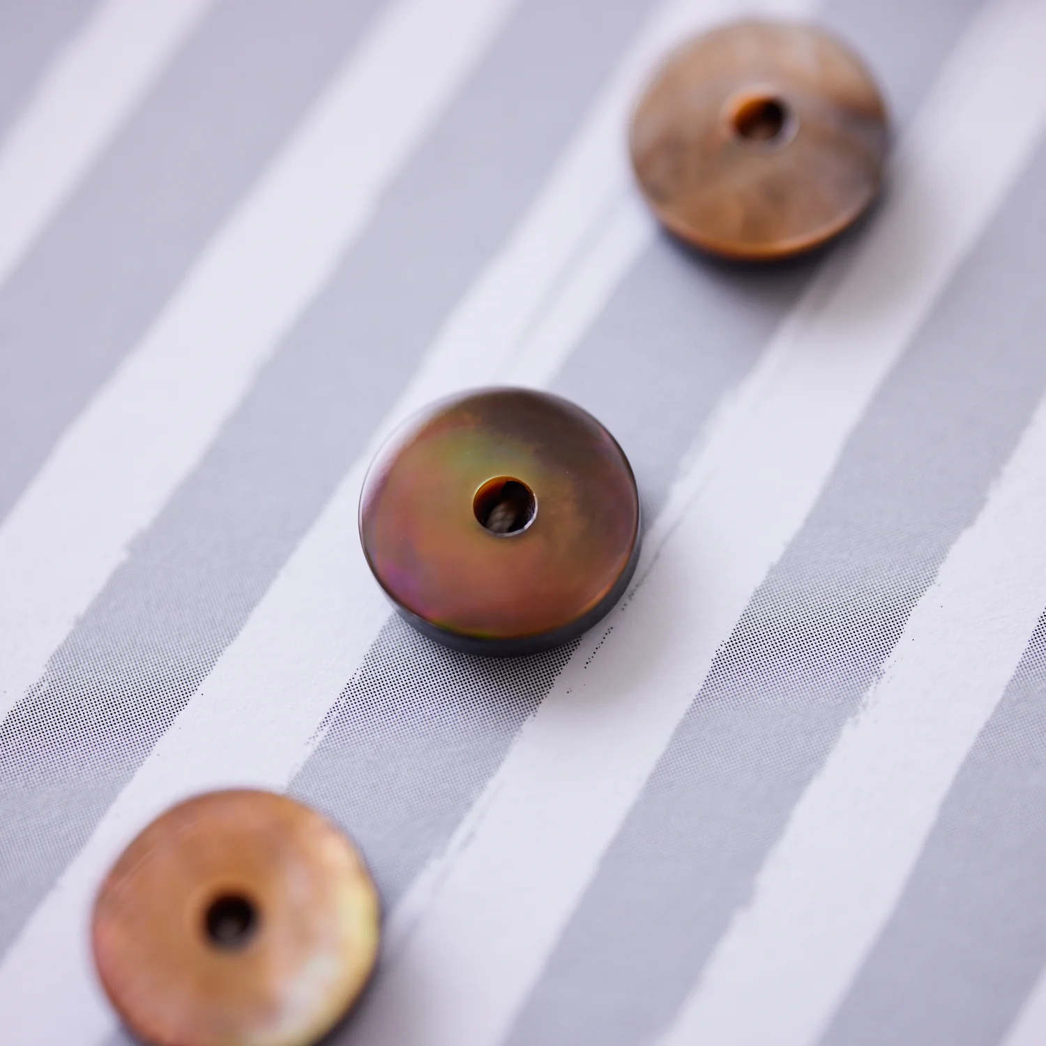4nov Shell Buttons [Whistle Brown-lip Shell / 11.5mm] LPS-072 - Image 3