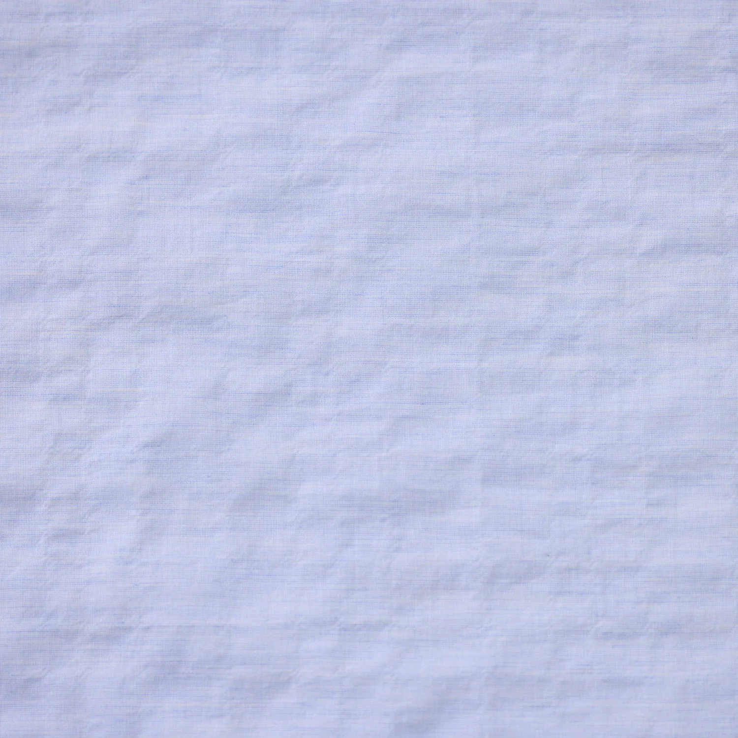 Banshu-ori Textured Cotton Linen Fabric - Sax Blue