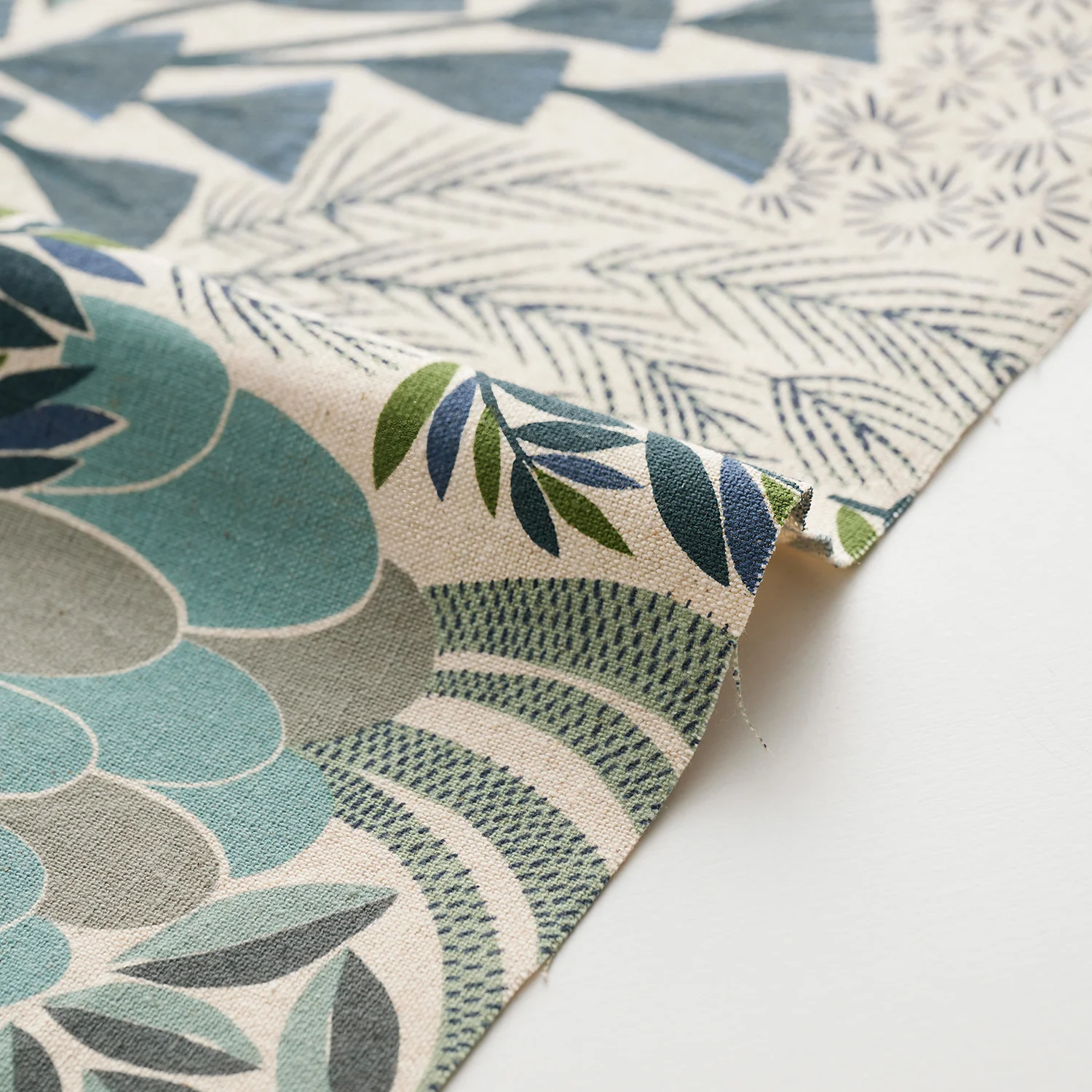 Bloom by Bookhou - Garden Cotton Linen Canvas - Light Green TEKX-1400-1 - Image 3