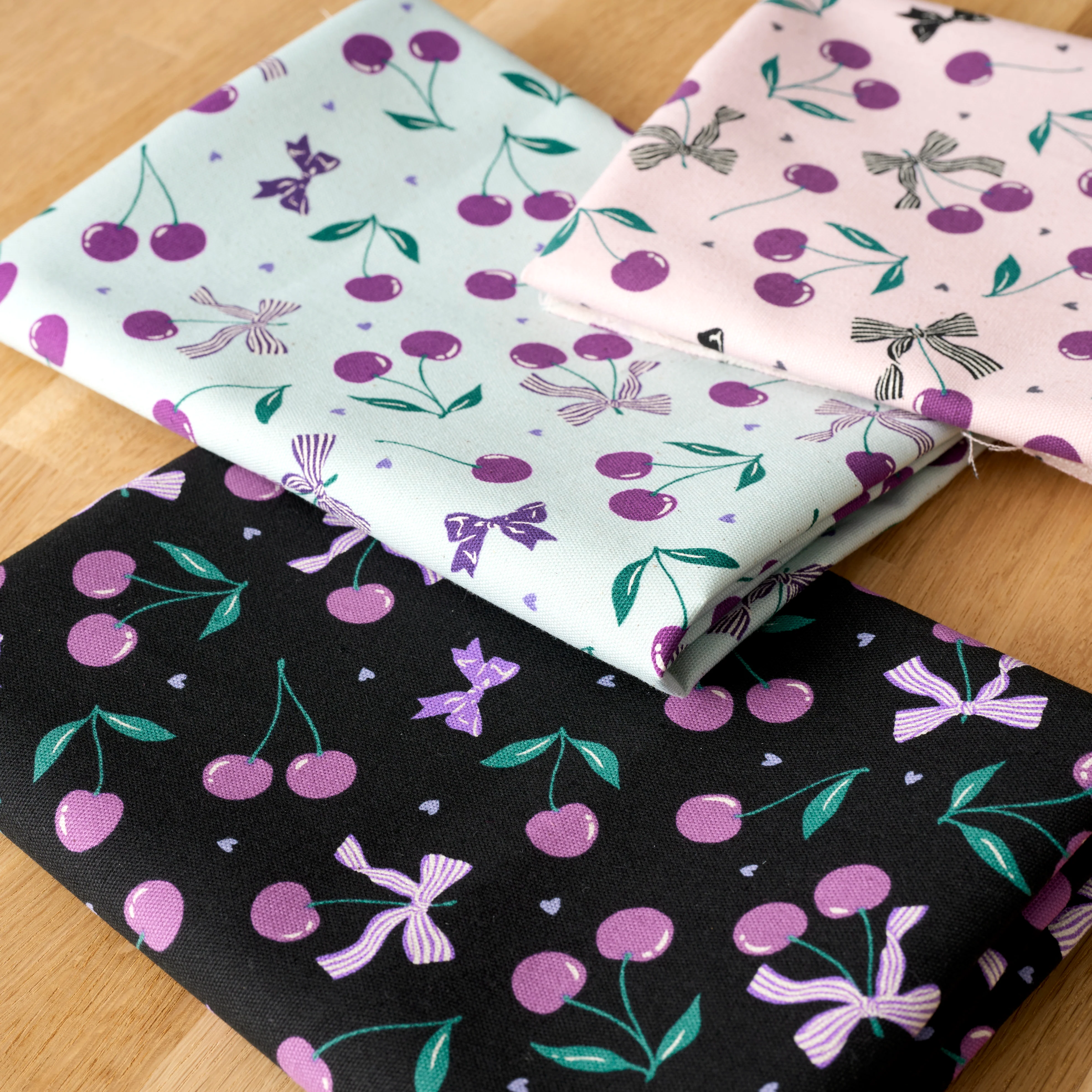 Cherry Bonbon Cotton Oxford - Purple YKA-39020-1 - Image 4