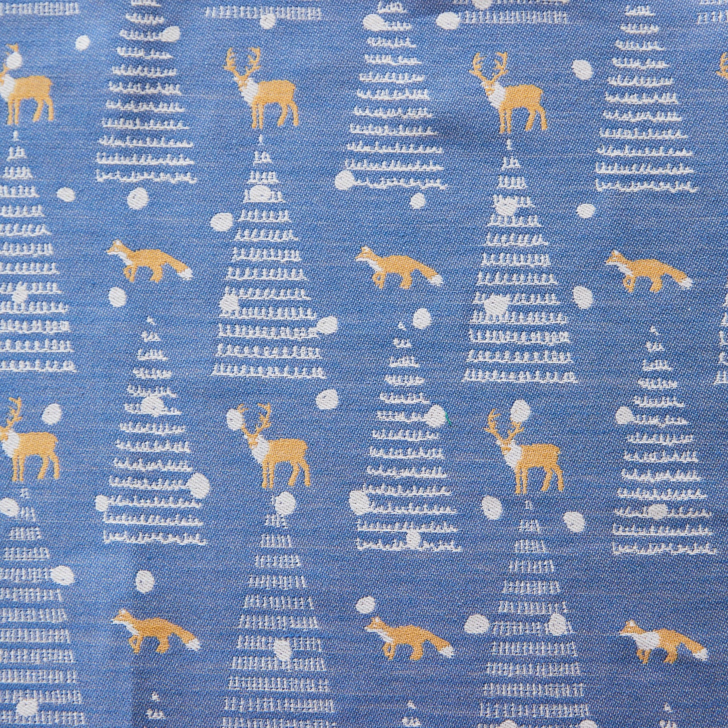 Clocomi Fir Tree ＆ Reindeer Jacquard Fabric TS-2048-1