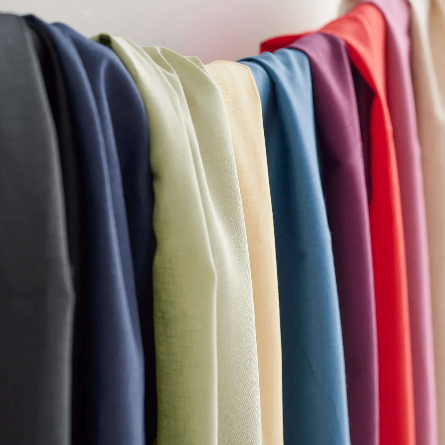 Cotton Linen Ramie Sheeting - Black - Image 3