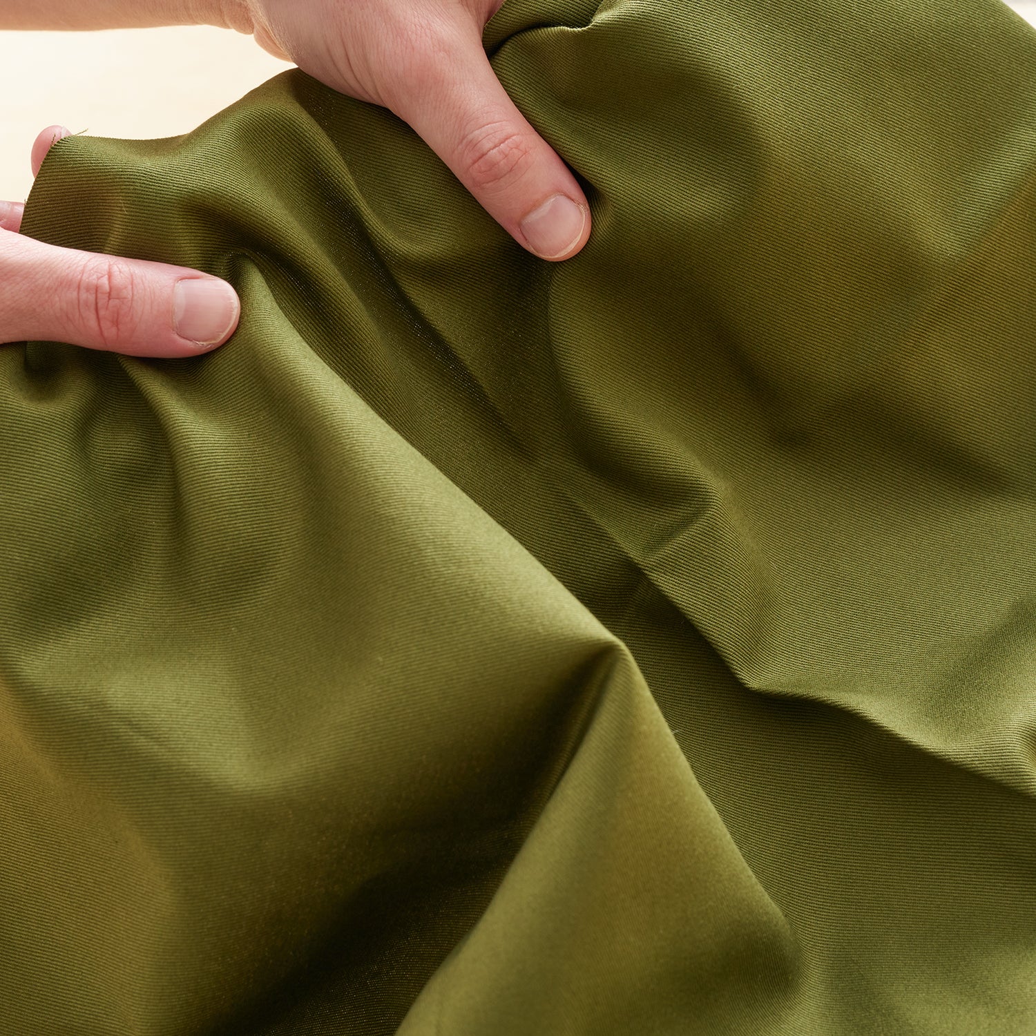 Cotton Midweight Twill - Bottle Green - Image 6
