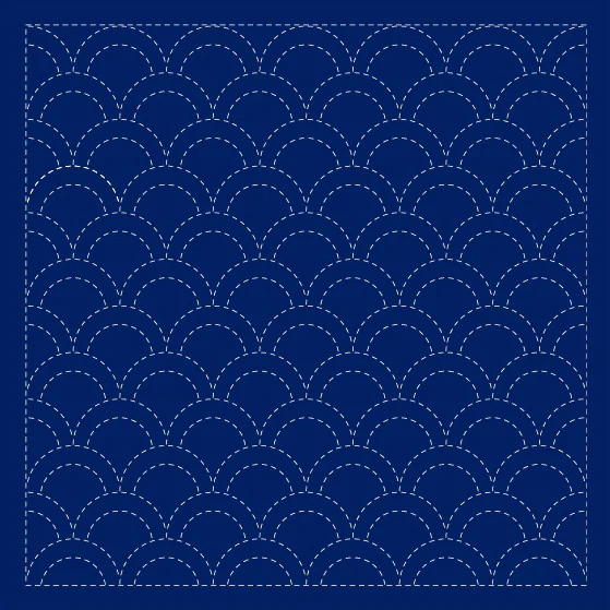 Daruma Sashiko Printed Cloth - Image 14