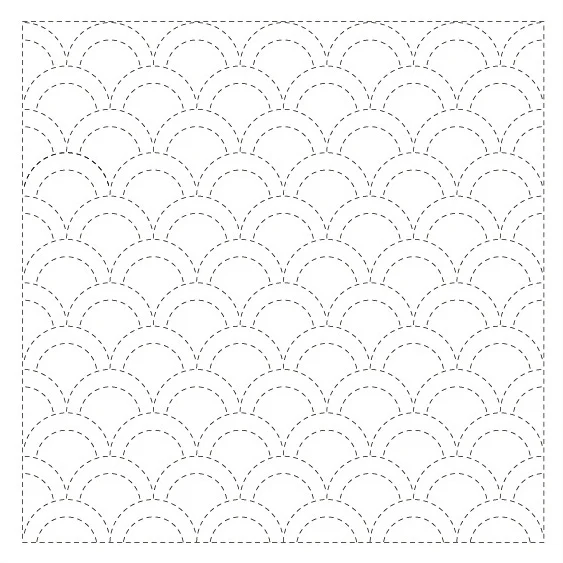 Daruma Sashiko Printed Cloth - Image 17