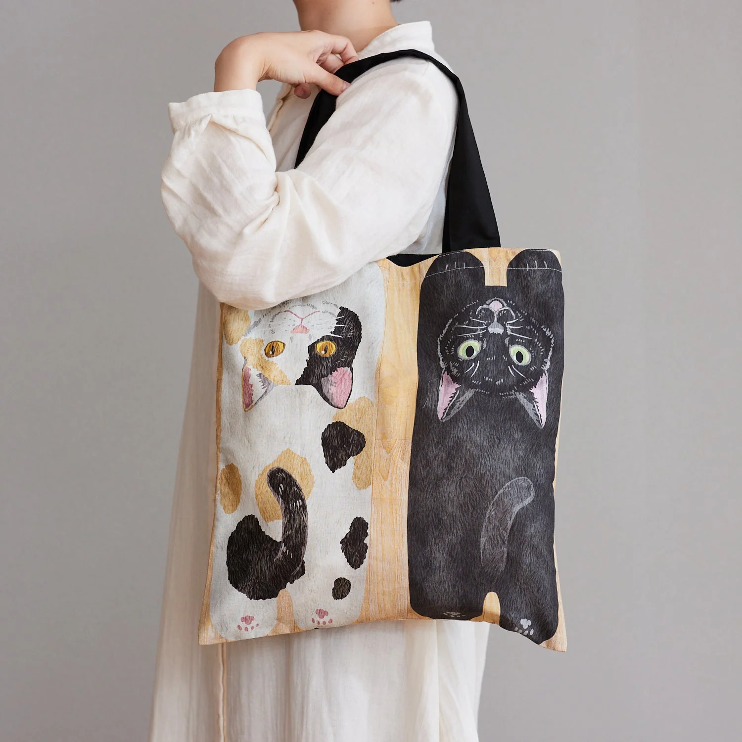 Home Deco Cat Friends Wooden Look Sheeting - Image 4