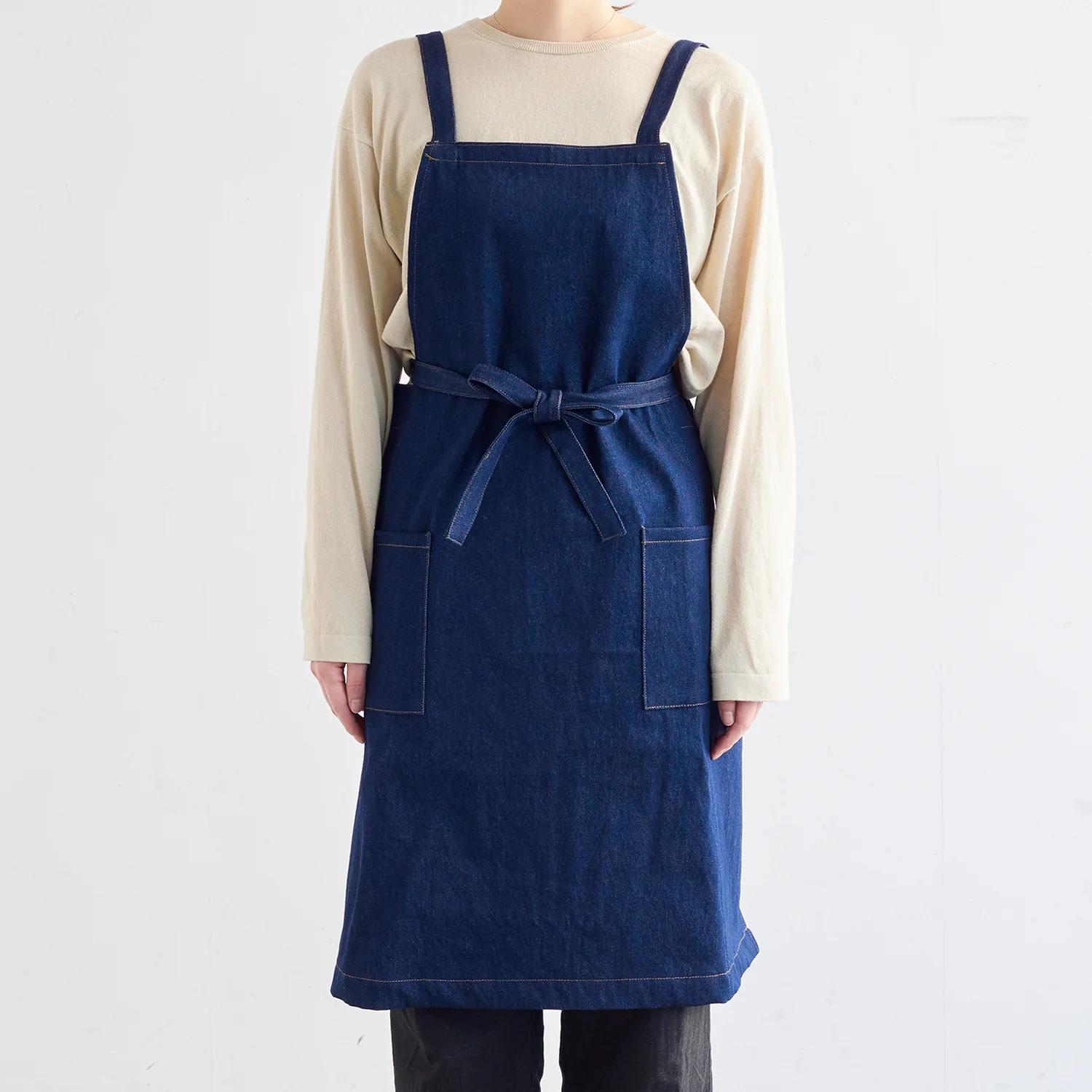 Japanese Denim 100% Cotton 10oz - Dark Wash Blue - Image 10