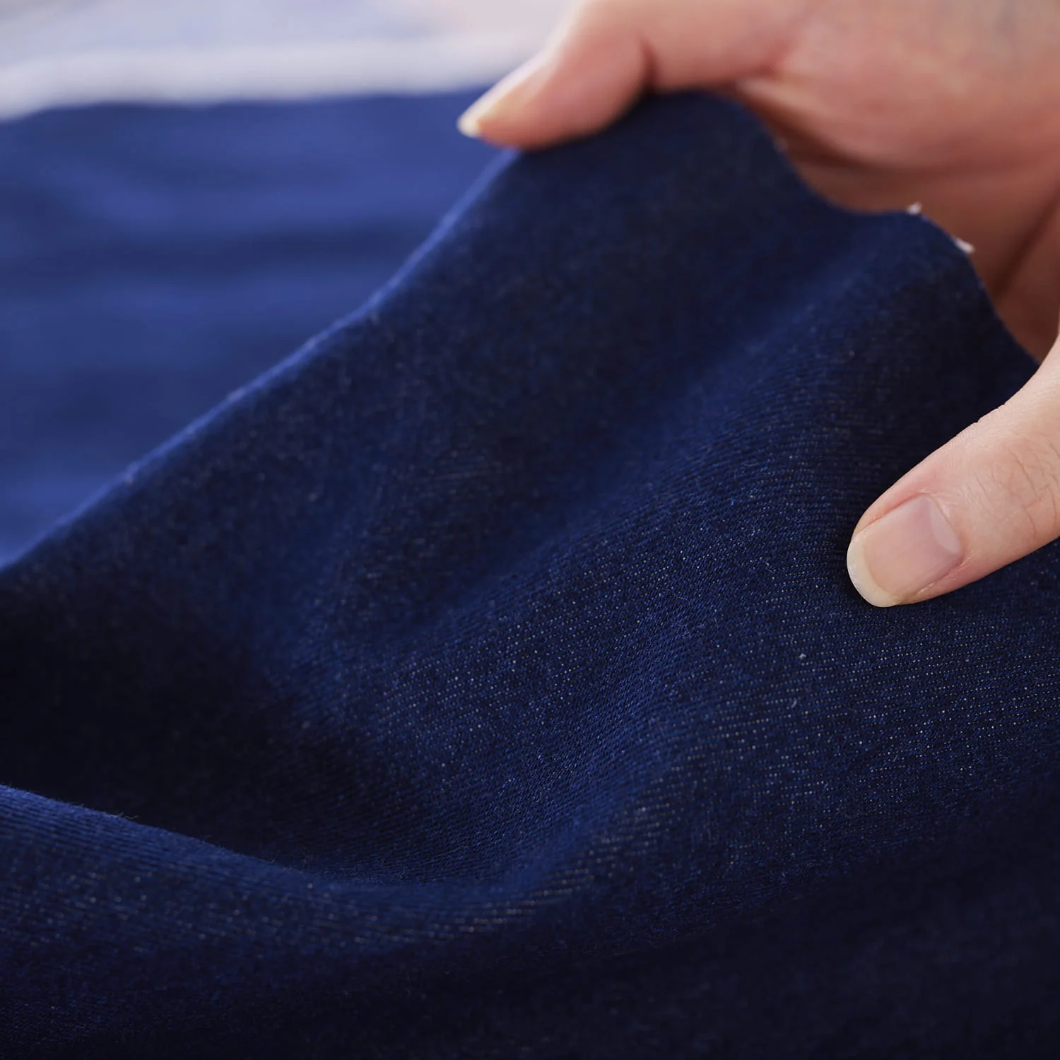 Japanese Denim 100% Cotton 10oz - Dark Wash Blue - Image 3