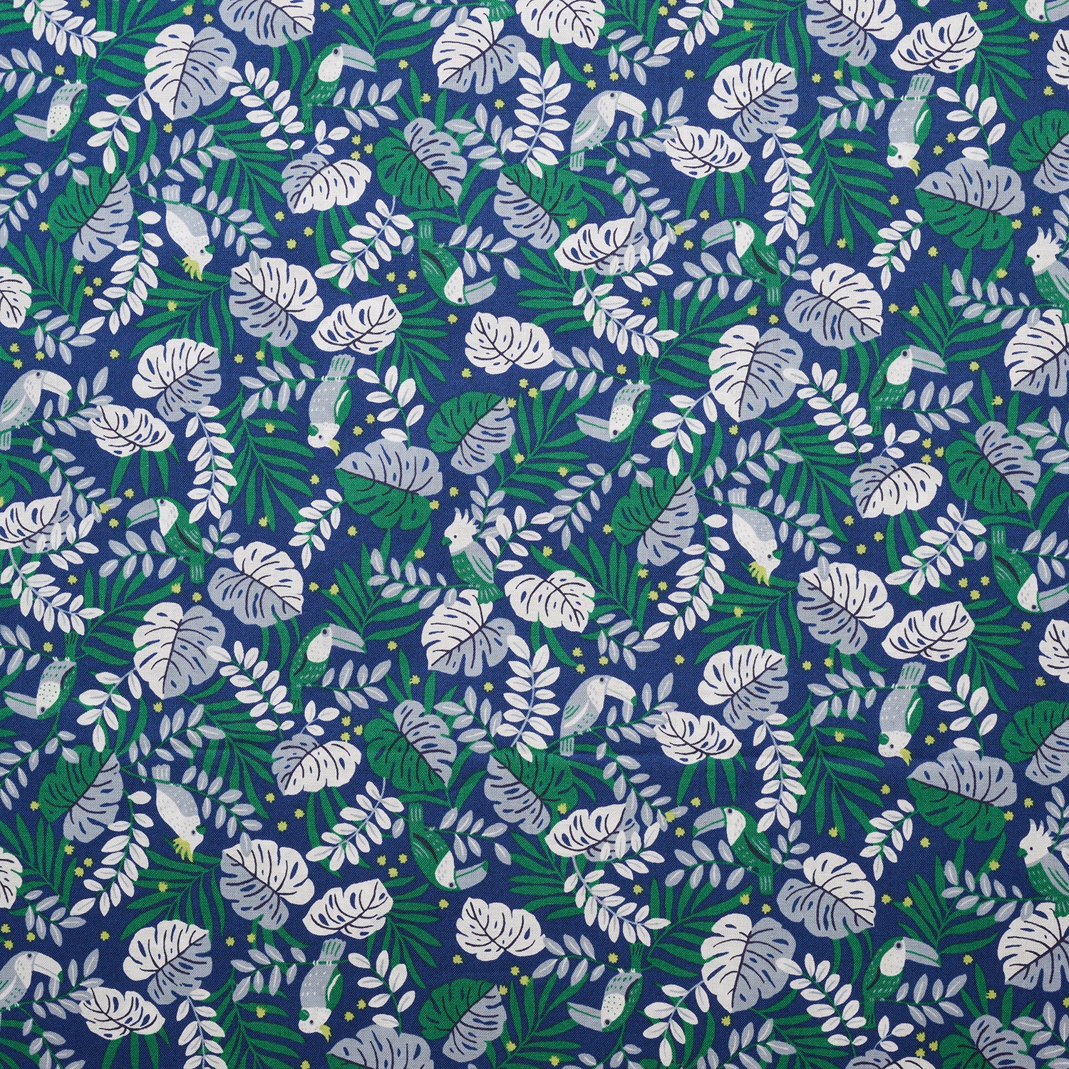 Jungle Animals Cotton Sheeting - Navy YGA-91110-2 - Image 2