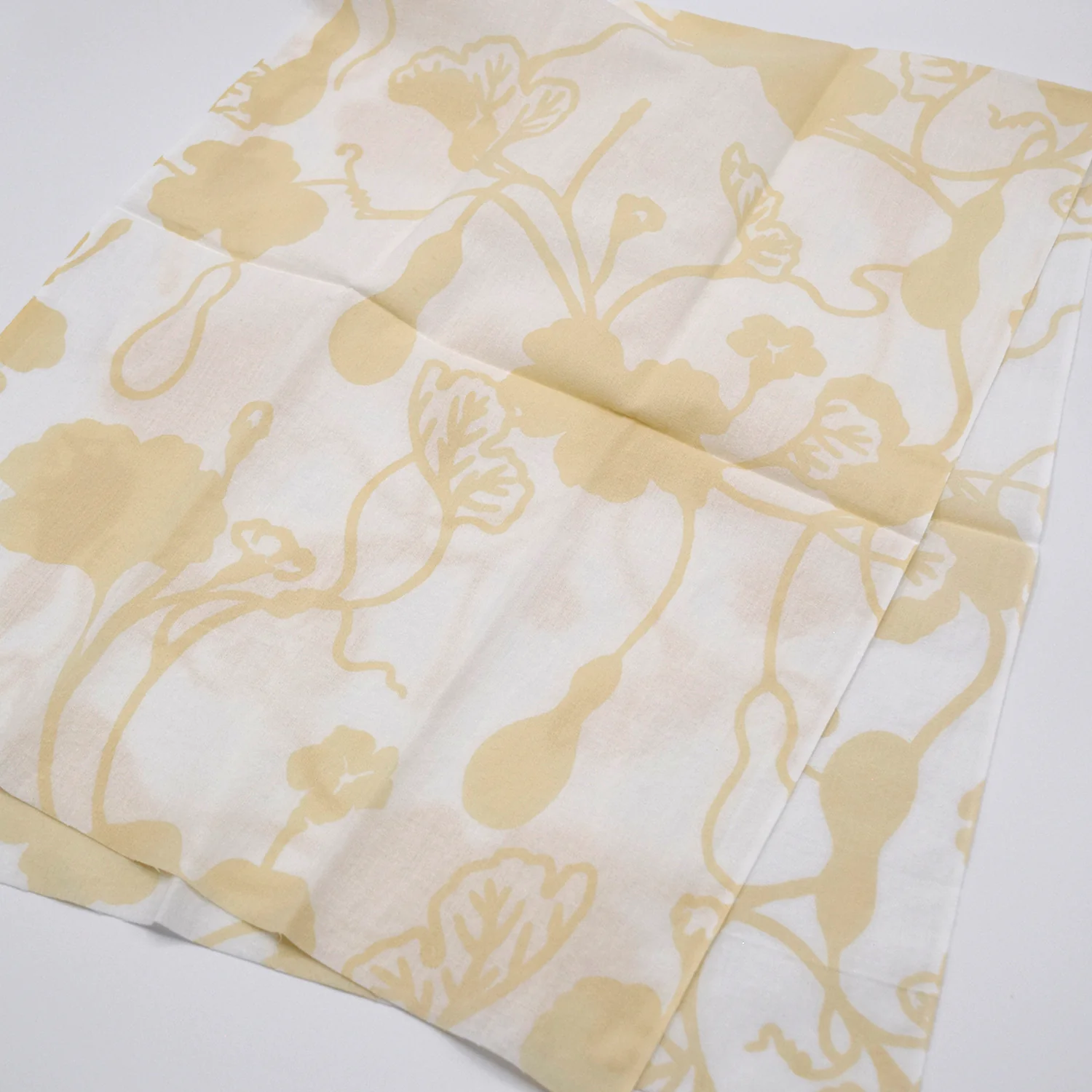 [Kokka Lifestyle] Botanical Dye Cotton Tenugui - Gourd - Image 10