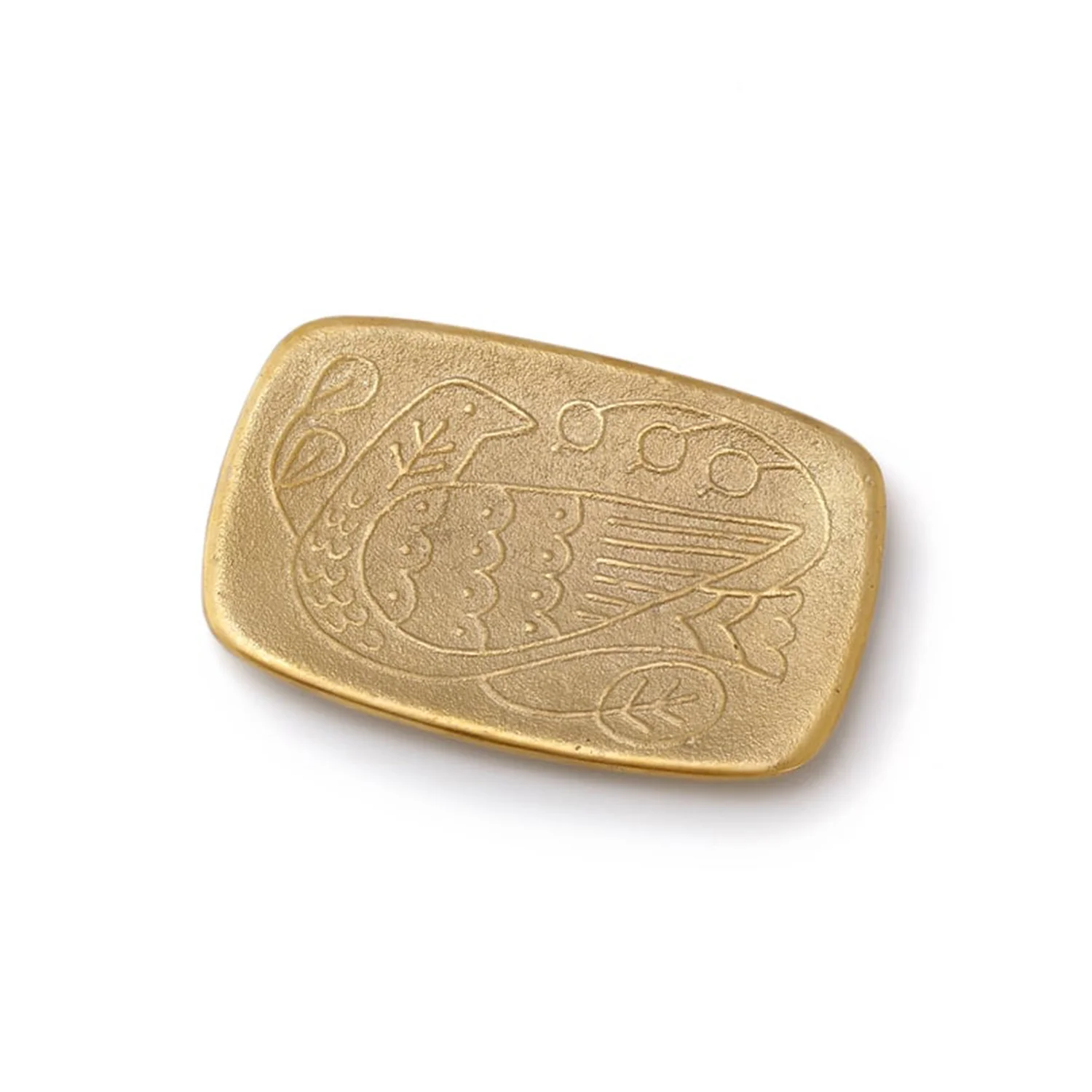 [Kokka Lifestyle] CASTIN' Bird Motif Brass Tray - Gold - Image 8