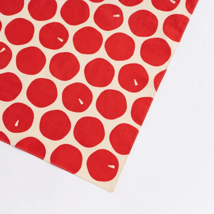 [Kokka Lifestyle] Cotton Mini Furoshiki - Apple - Image 2