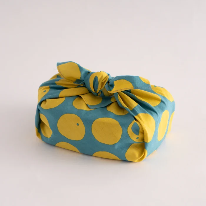 [Kokka Lifestyle] Cotton Mini Furoshiki - Yuzu - Image 3