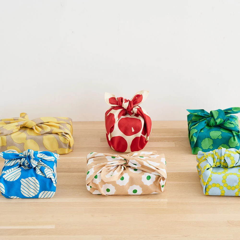 [Kokka Lifestyle] Cotton Mini Furoshiki - Bell pepper - Image 7