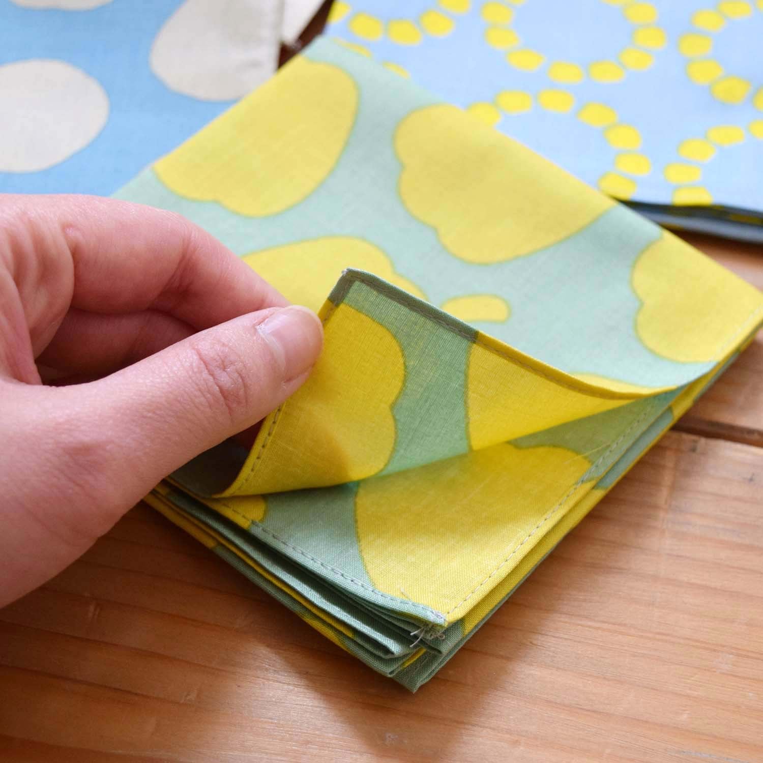 [Kokka Lifestyle] Cotton Mini Furoshiki - Bell pepper - Image 8