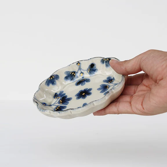 [Kokka Lifestyle] Gold Painted Floral Bowl - Image 3