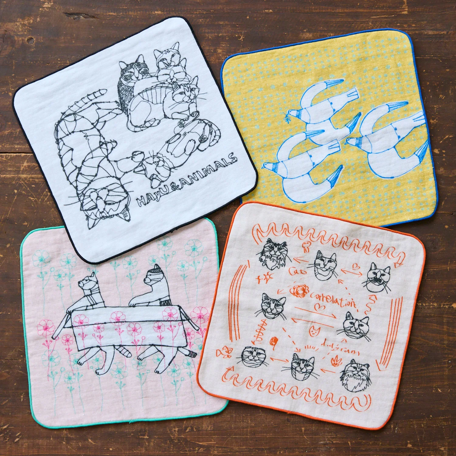 [Kokka Lifestyle] +HAyU Cotton Gauze Pocket Hand Towel