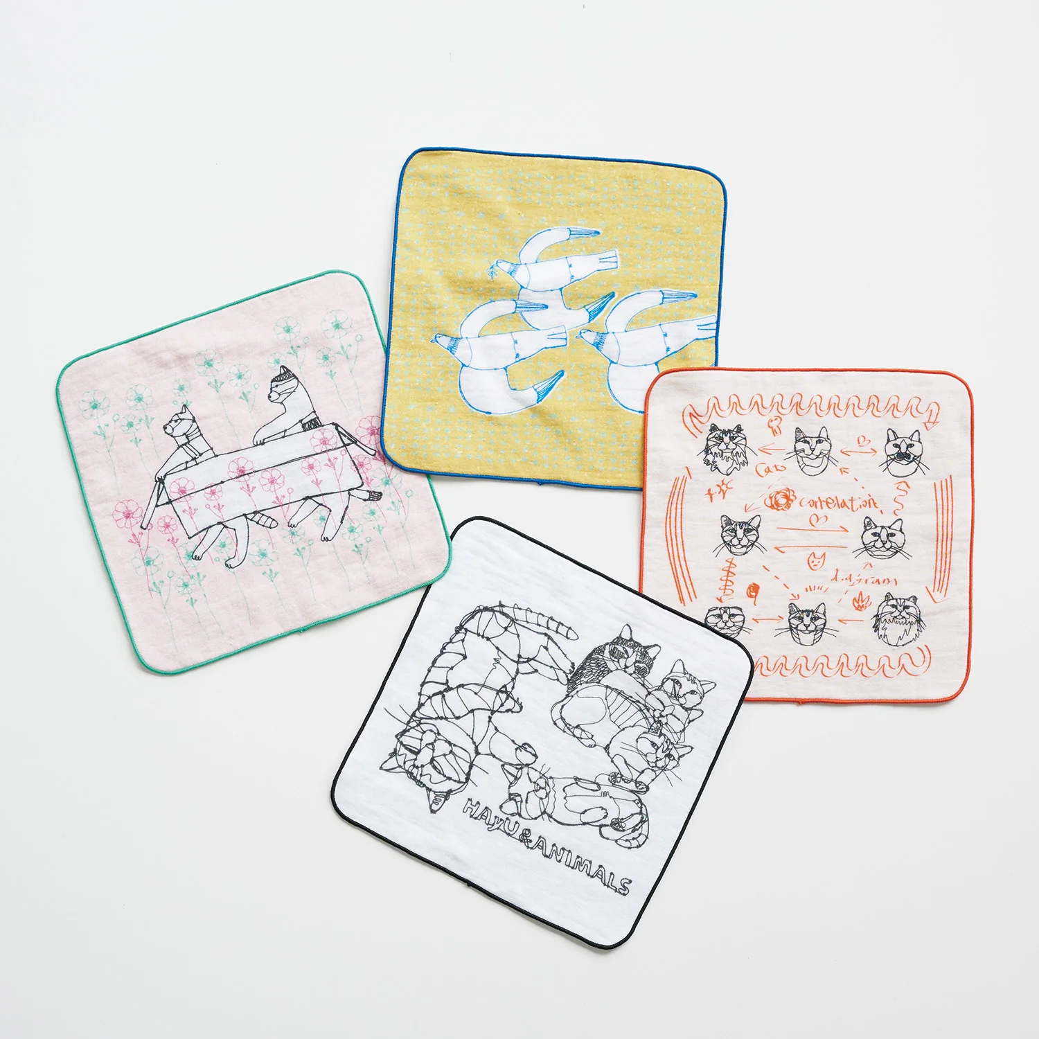 [Kokka Lifestyle] +HAyU Cotton Gauze Pocket Hand Towel - Image 2