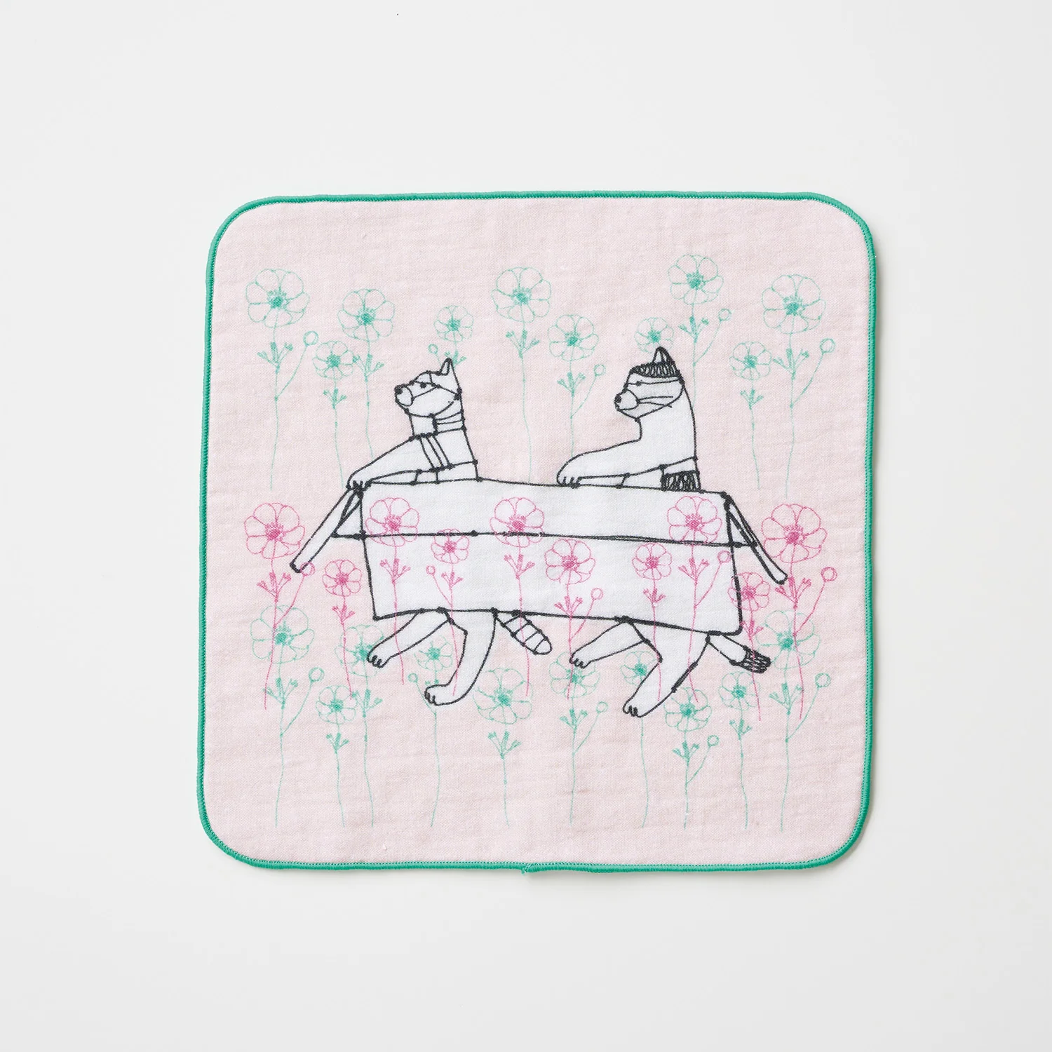 [Kokka Lifestyle] +HAyU Cotton Gauze Pocket Hand Towel - Image 4