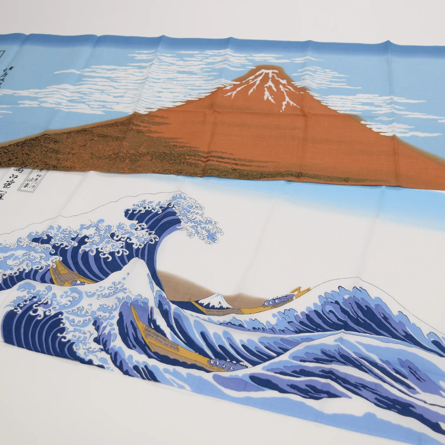 [Kokka Lifestyle] Hokusai Ukiyoe Tenugui - Image 2