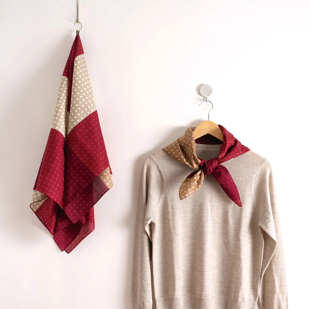 [Kokka Lifestyle] Lightweigt Cotton Furoshiki - Plum Flower - Image 6