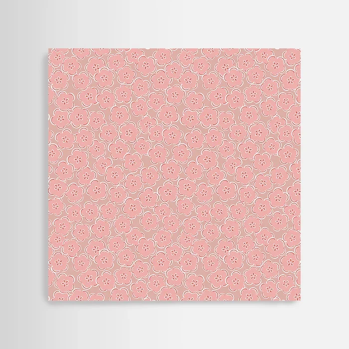 [Kokka Lifestyle] Lightweigt Cotton Furoshiki - Plum Flower