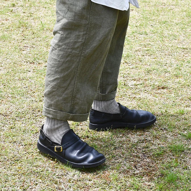 [Kokka Lifestyle] Linen Ribbed Short Socks - Image 3