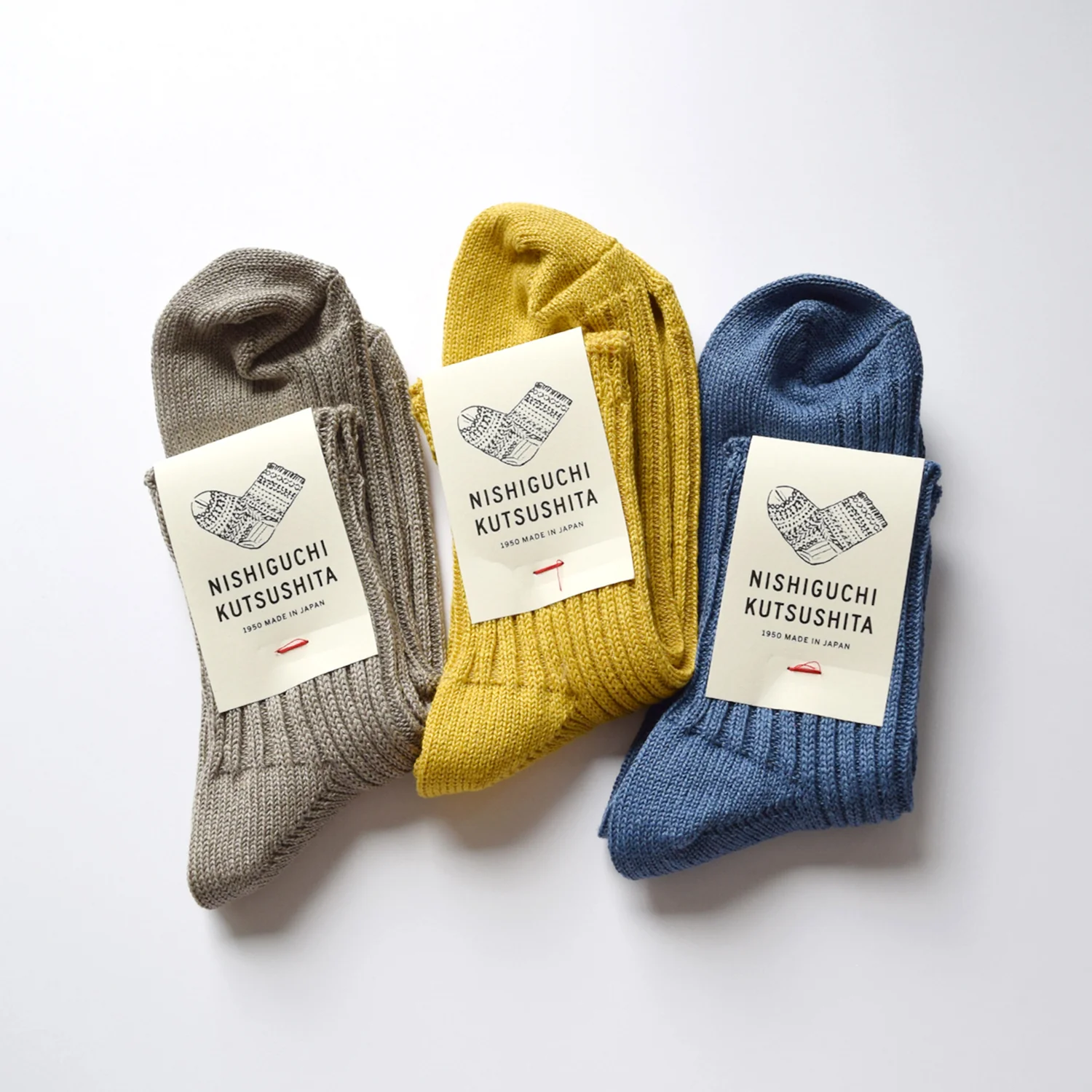 [Kokka Lifestyle] Linen Ribbed Short Socks - Image 5