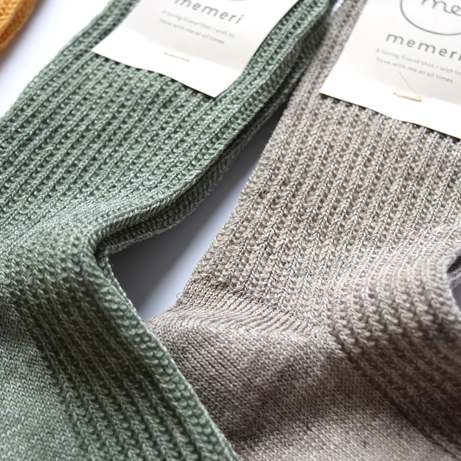 [Kokka Lifestyle] Linen Ribbed Socks - Image 4