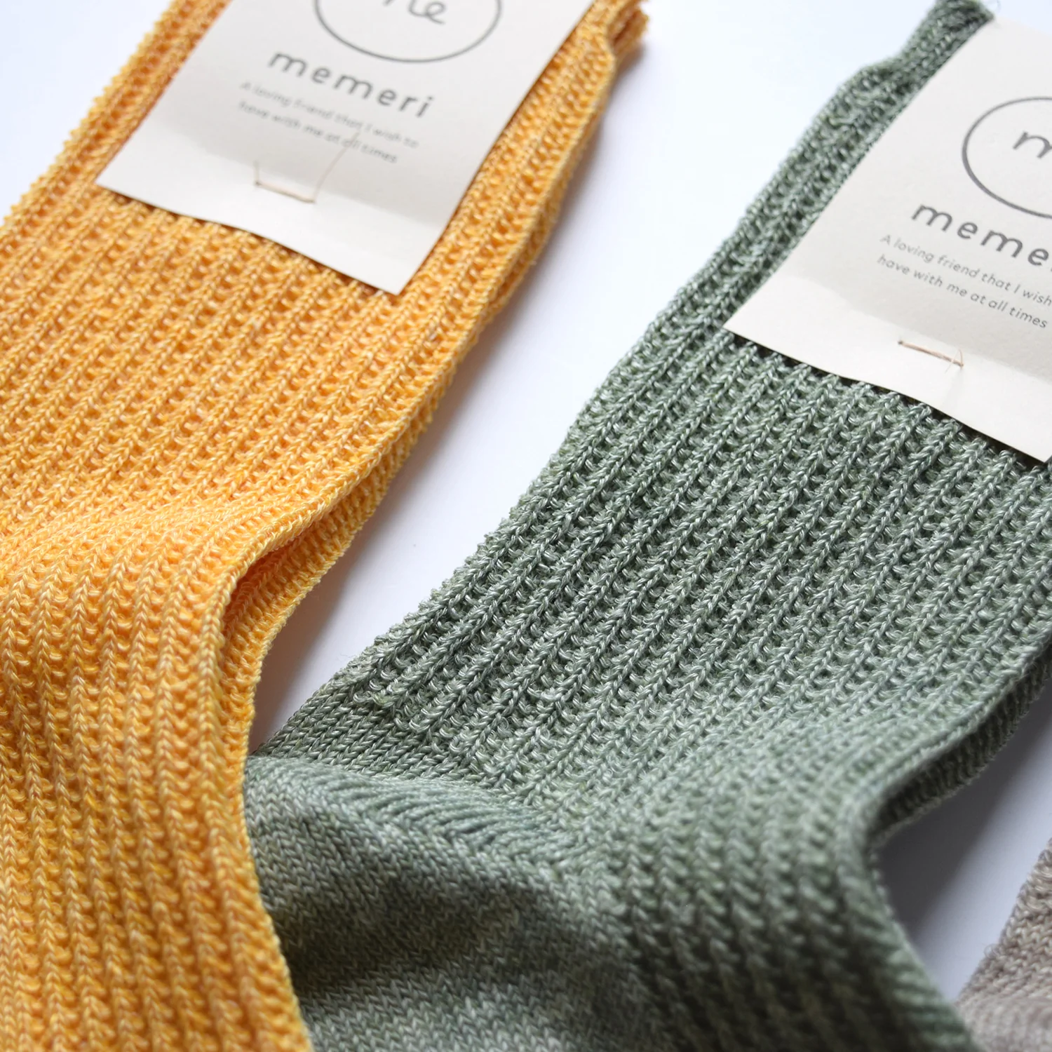 [Kokka Lifestyle] Linen Ribbed Socks - Image 7
