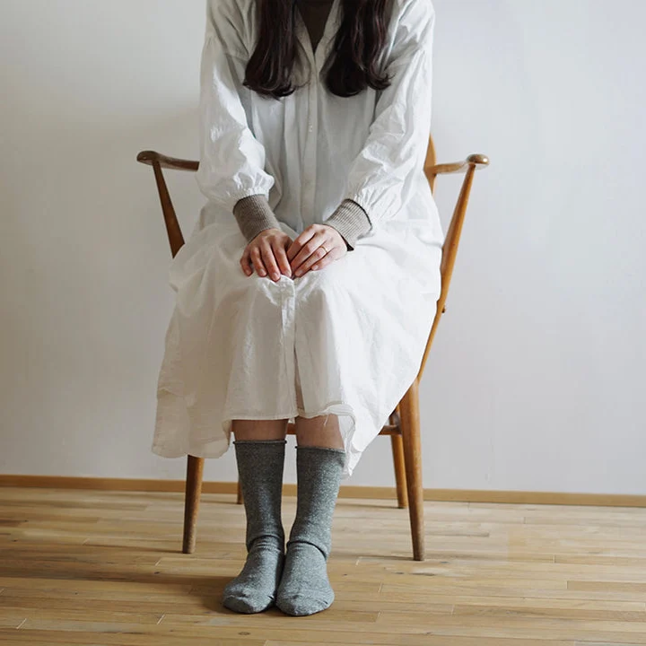 [Kokka Lifestyle] Linen Silk Socks - Image 2