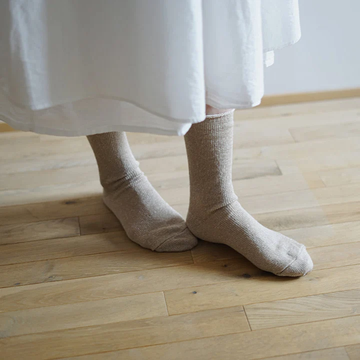[Kokka Lifestyle] Linen Silk Socks - Image 3