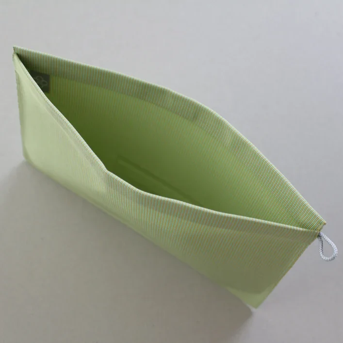 [Kokka Lifestyle] Upcycled Woven Flat Pouch M - Image 5