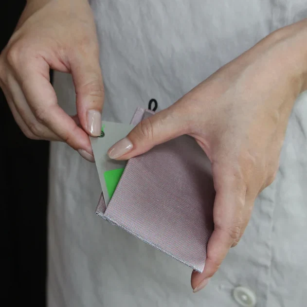 [Kokka Lifestyle] Upcycled Woven Flat Pouch S - Image 5