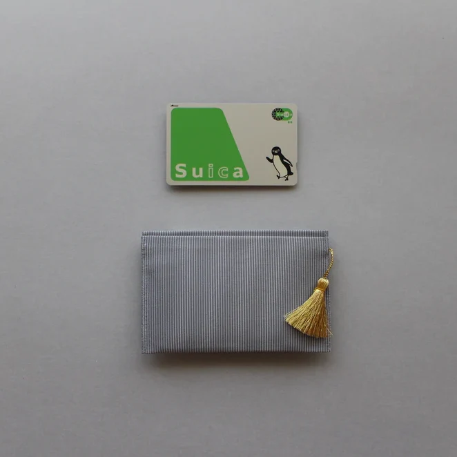 [Kokka Lifestyle] Woven Flat Pouch S - Image 5