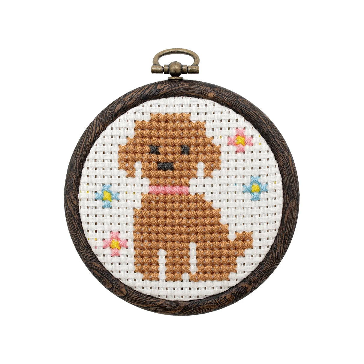 Mini Round Frame Cross Stitch Kit - Image 5