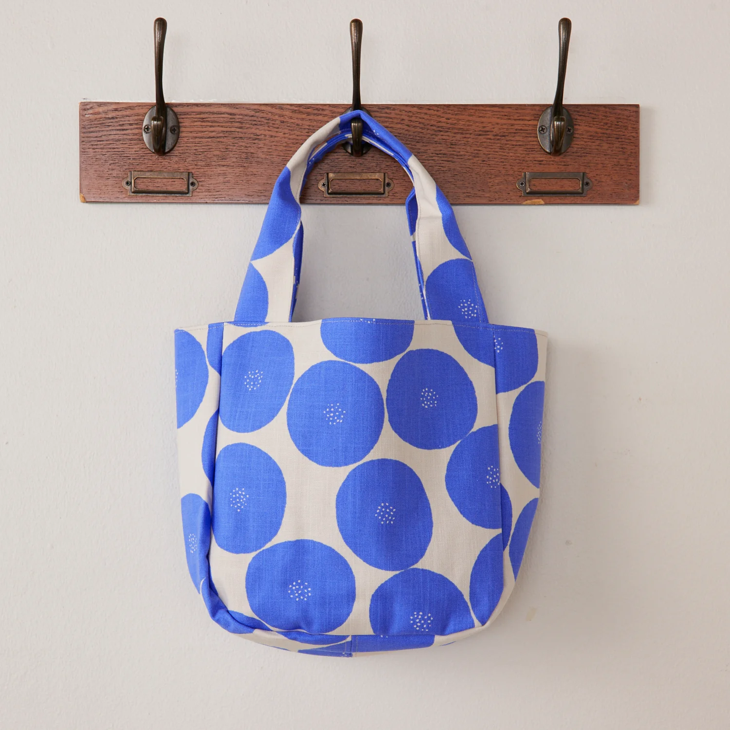 MUDDY WORKS Anpan Cotton Lightweight Canvas - Blue x Black (Kokka Exclusive) EKX-1140 - Image 9