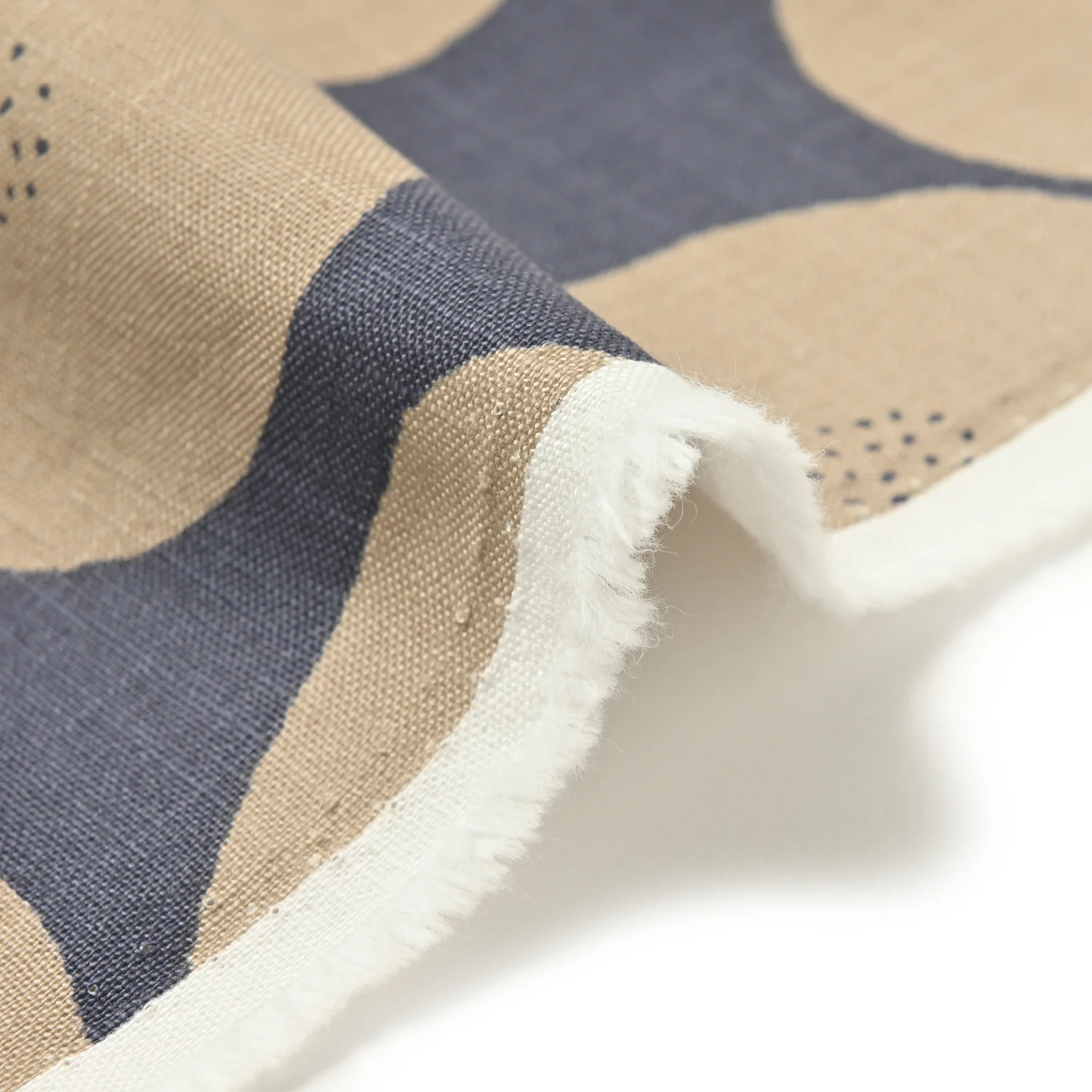 MUDDY WORKS Anpan Cotton Lightweight Canvas - Smoky Grey x Beige EKX-1140 - Image 3