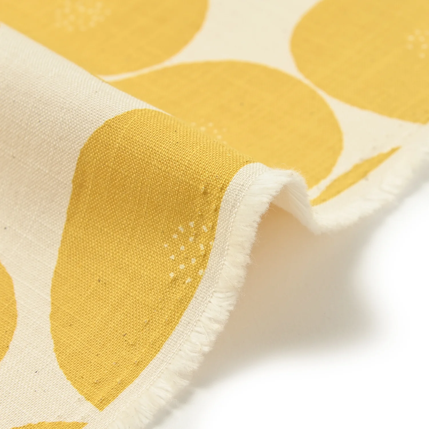 MUDDY WORKS Anpan Cotton Lightweight Canvas - White x Mustard EKX-1140 - Image 3
