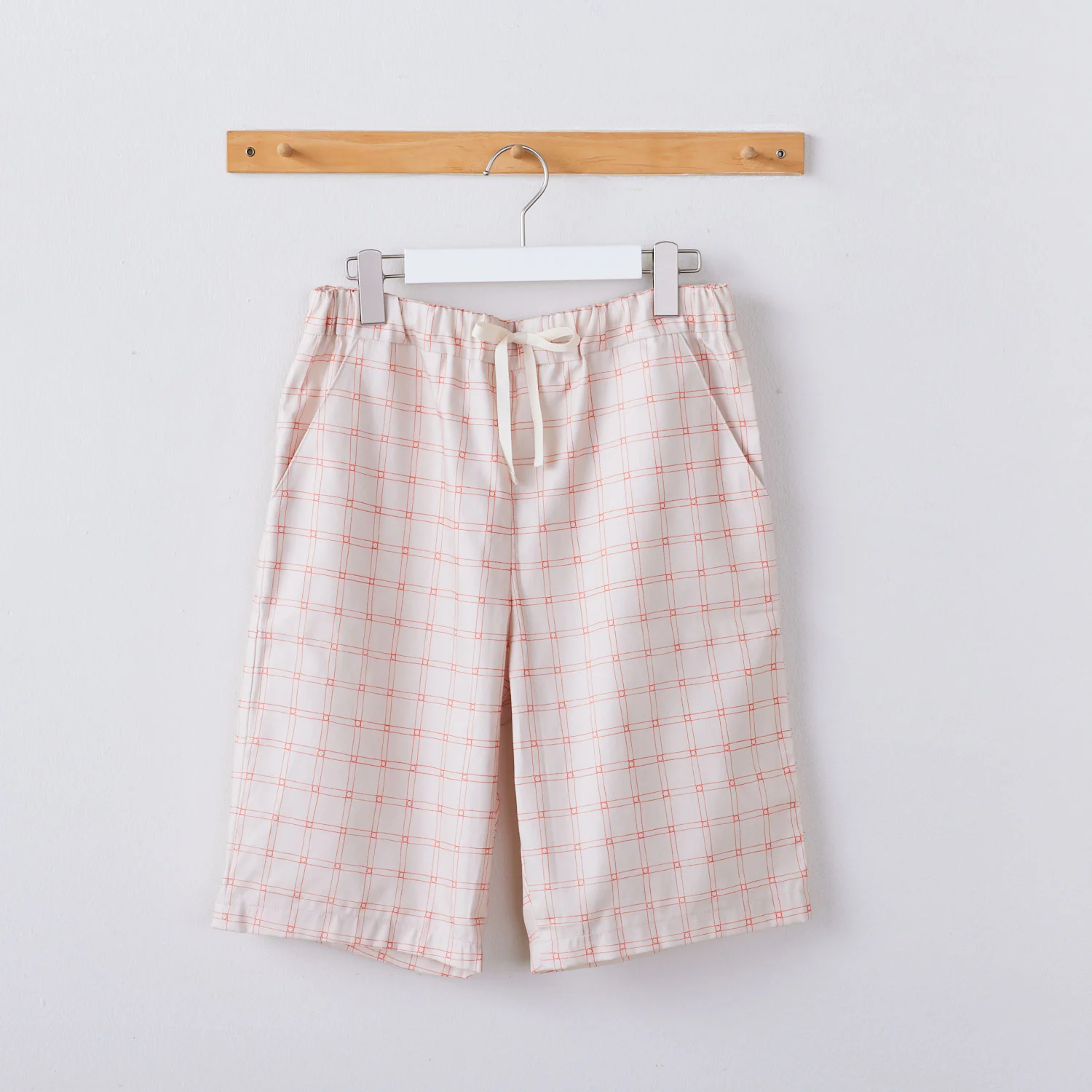 MUDDY WORKS Check Organic Cotton Oxford - White EKX-141-1 - Image 10