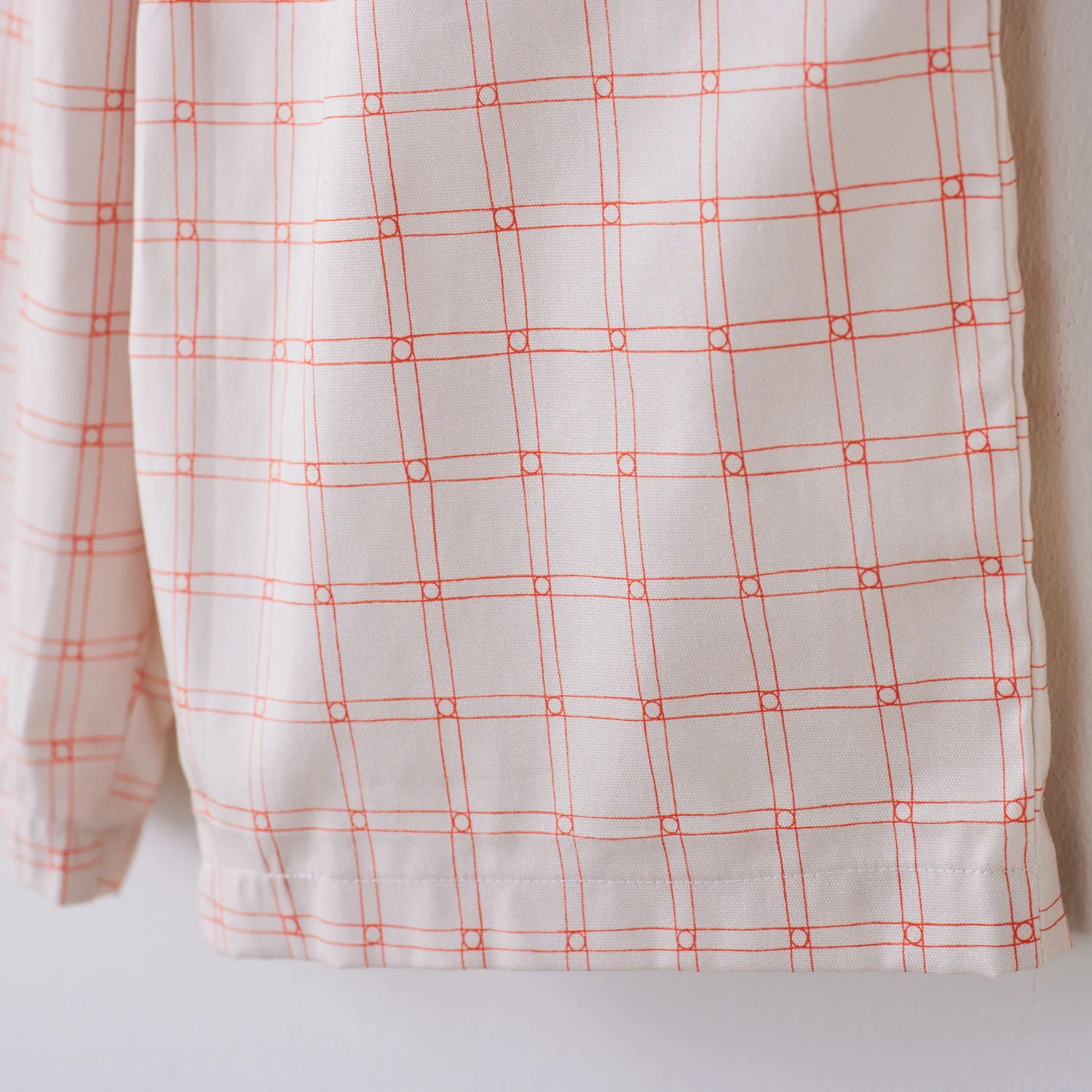 MUDDY WORKS Check Organic Cotton Oxford - White EKX-141-1 - Image 11