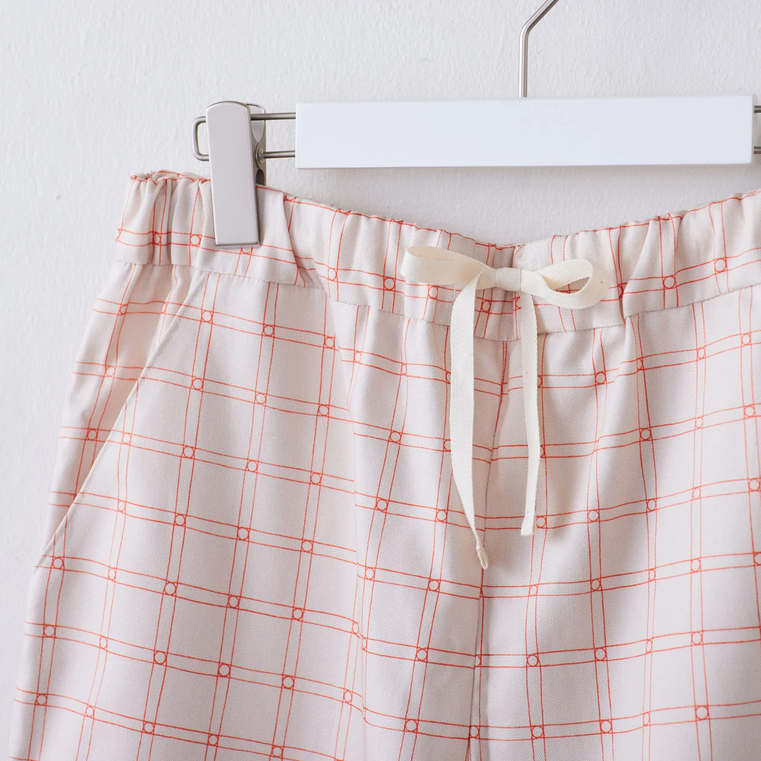 MUDDY WORKS Check Organic Cotton Oxford - White EKX-141-1 - Image 12