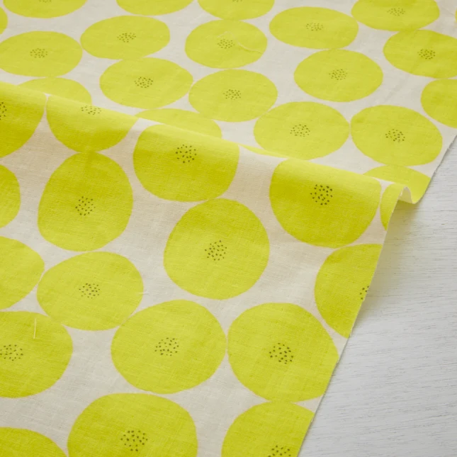 MUDDY WORKS Mini Anpan Cotton Double Gauze - Yellow - Image 2
