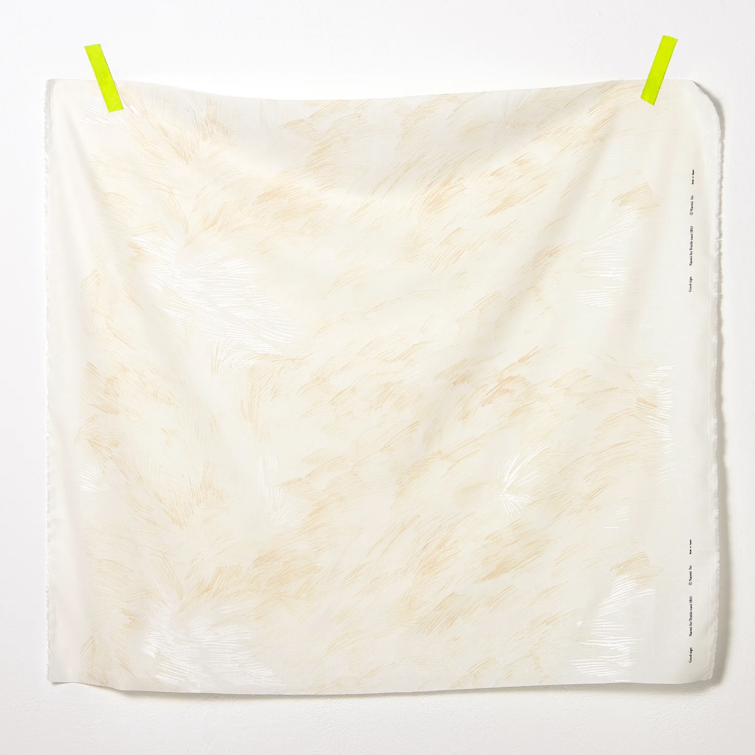 nani IRO Good Sign Cotton Linen Sheeting - Beige EGX-11141-1 - Image 2