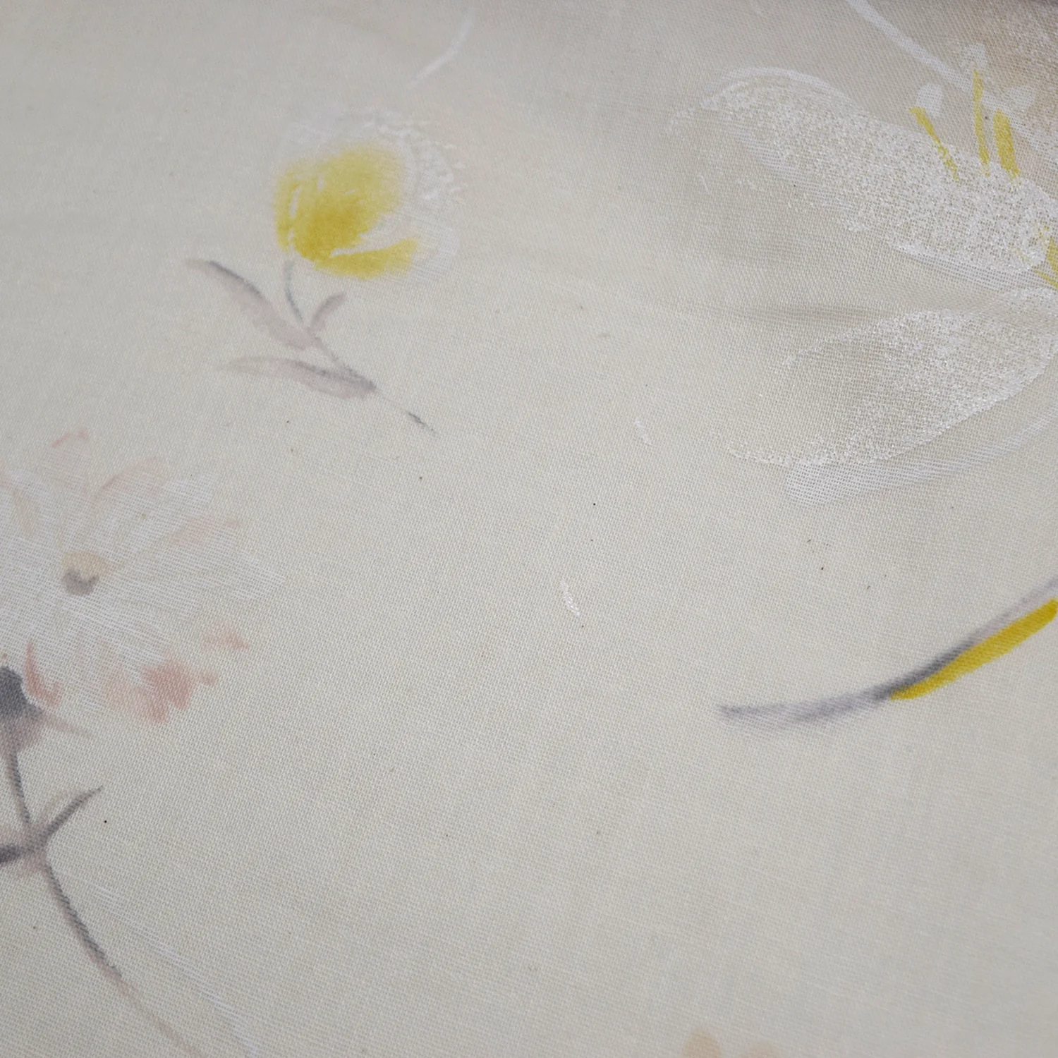 nani IRO Hana no toki niwa Organic Cotton Double Gauze - Cream EGX-11440-1 - Image 3