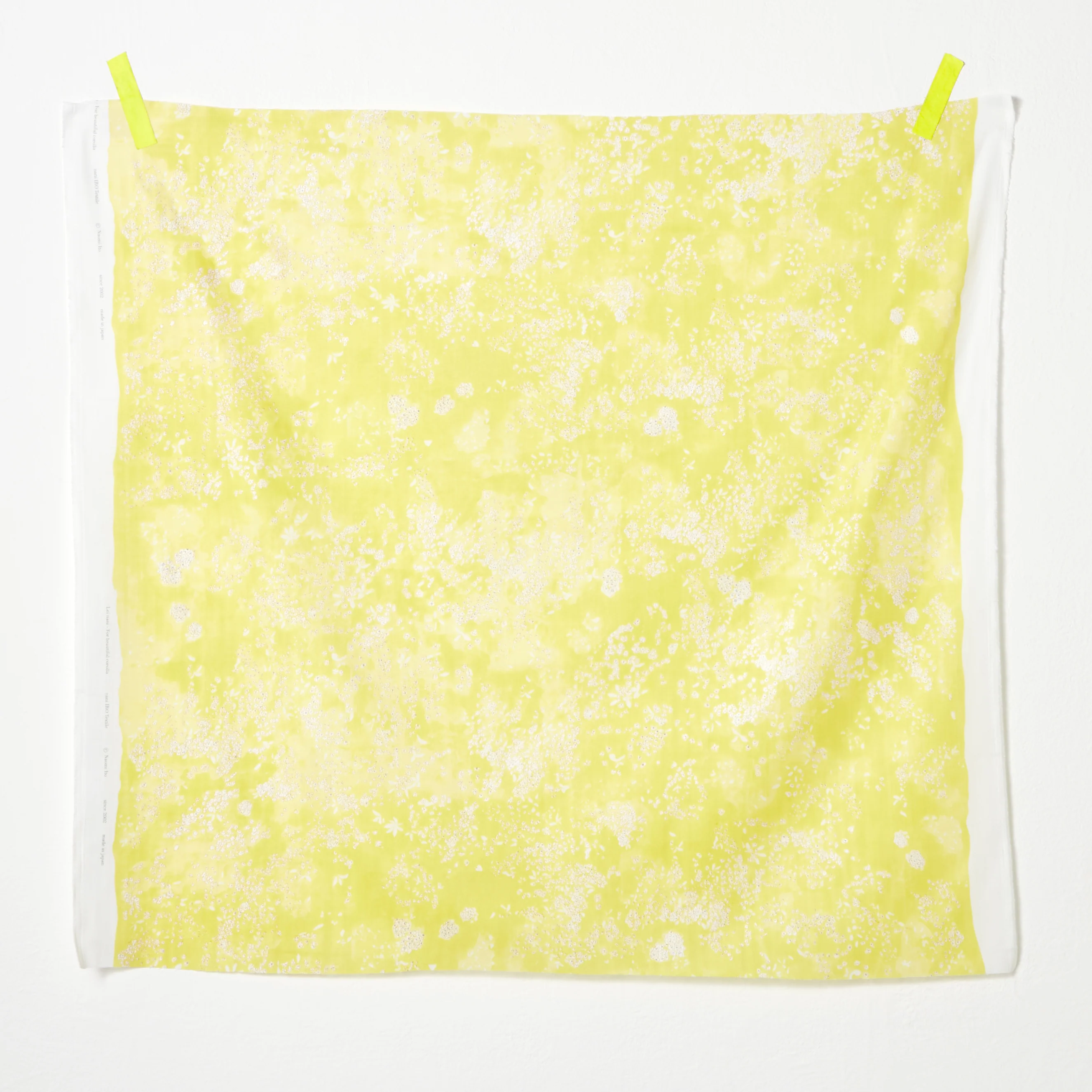 nani IRO Lei nani Organic Cotton Double Gauze - Yellow EGX-11330-1 - Image 3