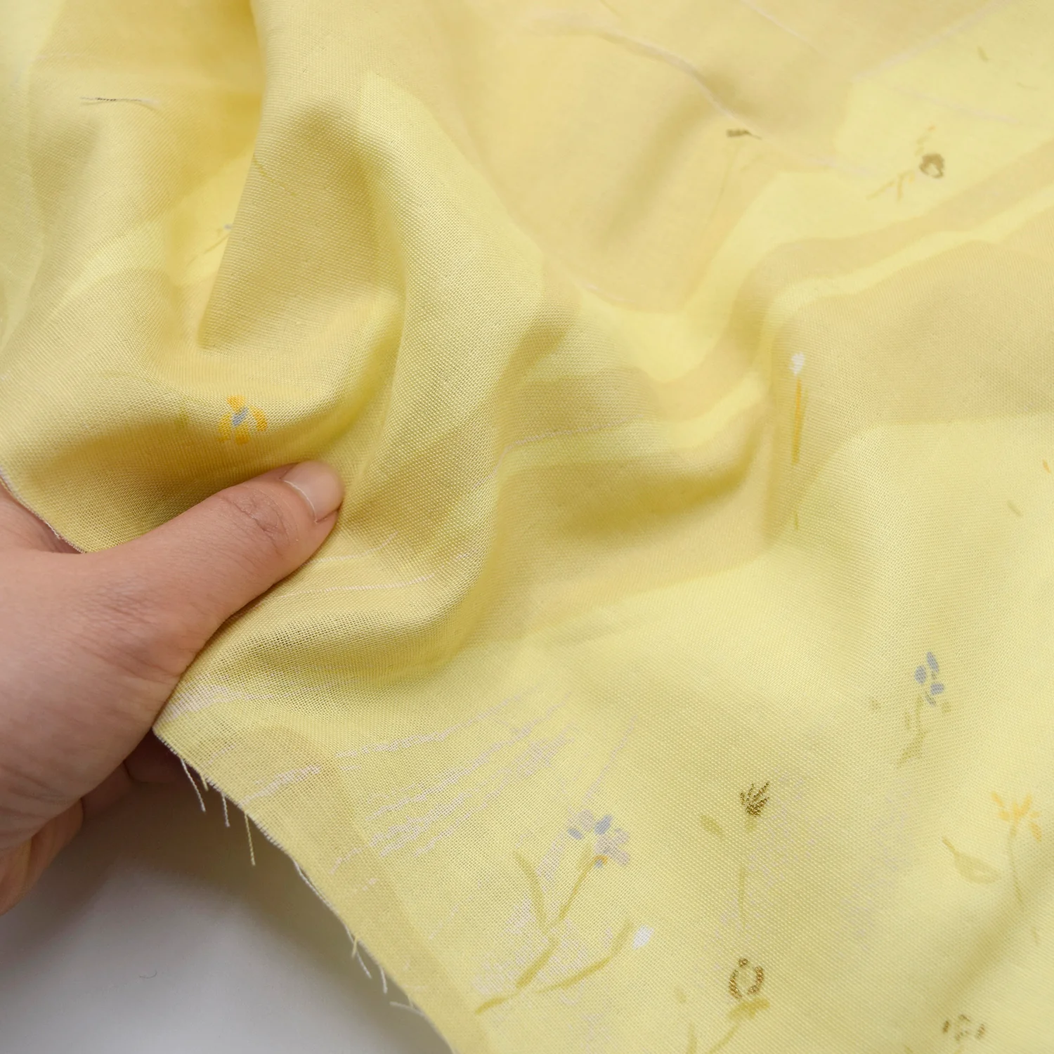 nani IRO Sanga Organic Cotton Double Gauze - Yellow EGX-11450-1 - Image 4