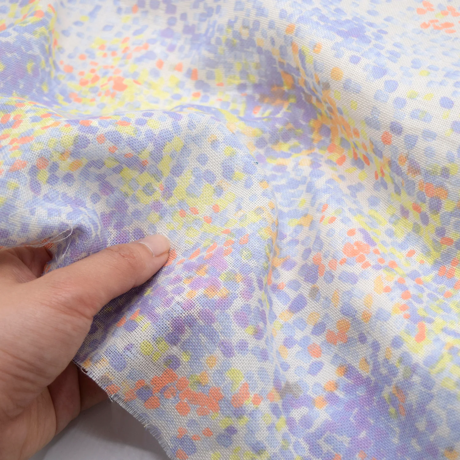 nani IRO Waterfall Cotton Double Gauze - Purple EGX-11430-1 - Image 3