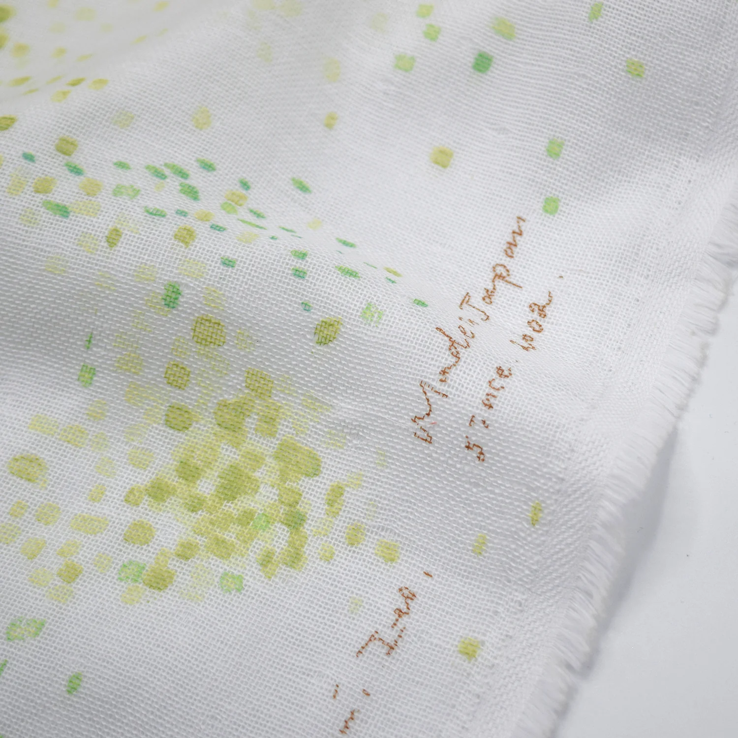 nani IRO Waterfall Cotton Double Gauze - Light Green EGX-11430-1 - Image 3