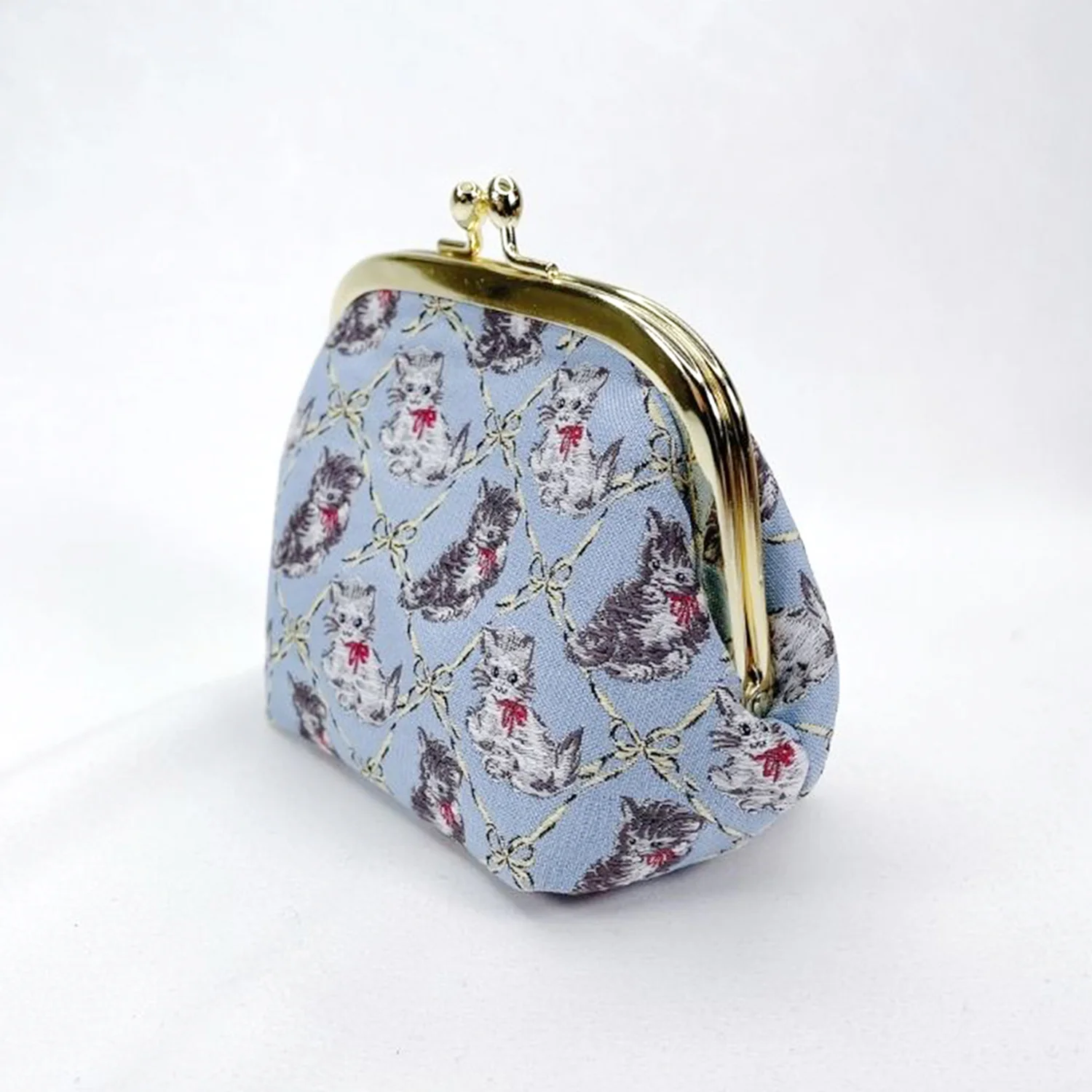 Nishijin-ori Woven Clasp Pouch - Image 8